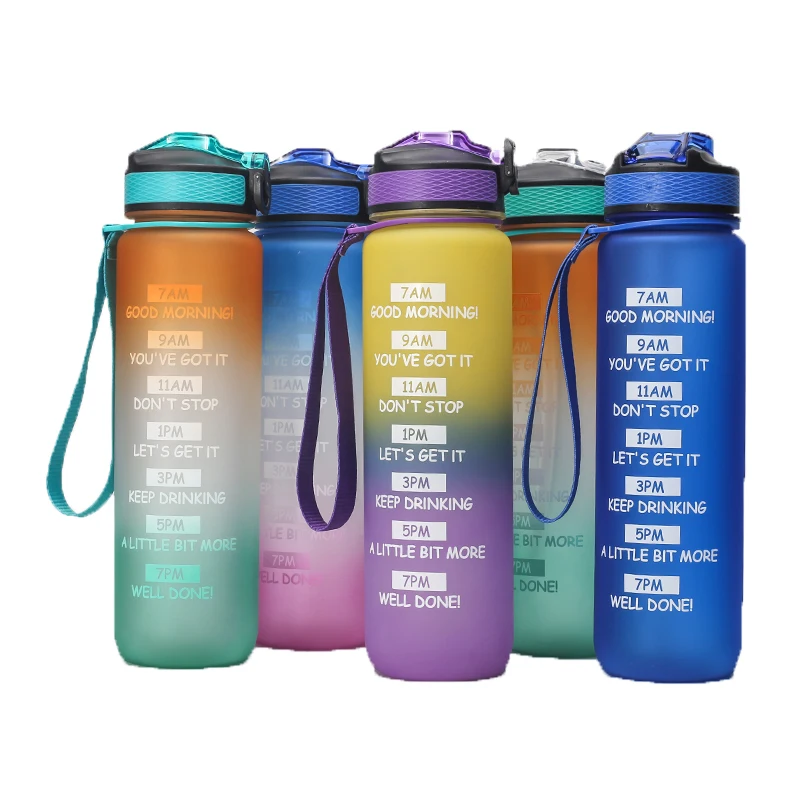 

2021hot ebay best sellers 1000ml Dust cover BPA Free Portable Plastic Water Bottles Tritan material cup, Customized color