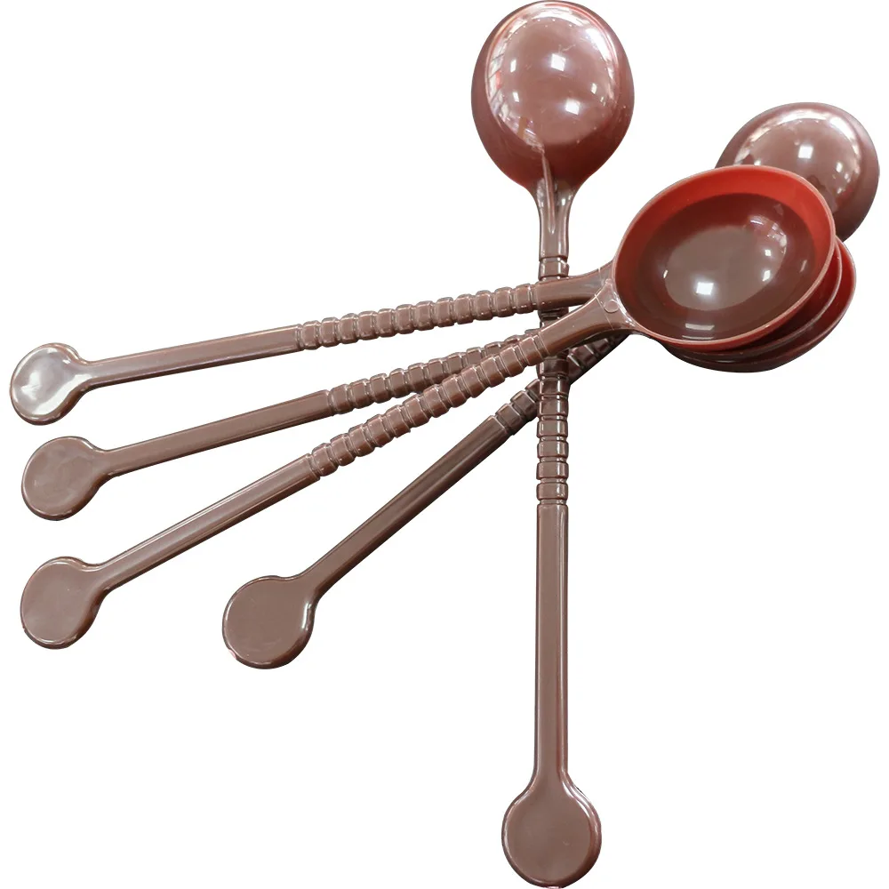 

Wholesale Coffee Shop Long Handle Plastic PP Coffee Espresso Measuring Spoons