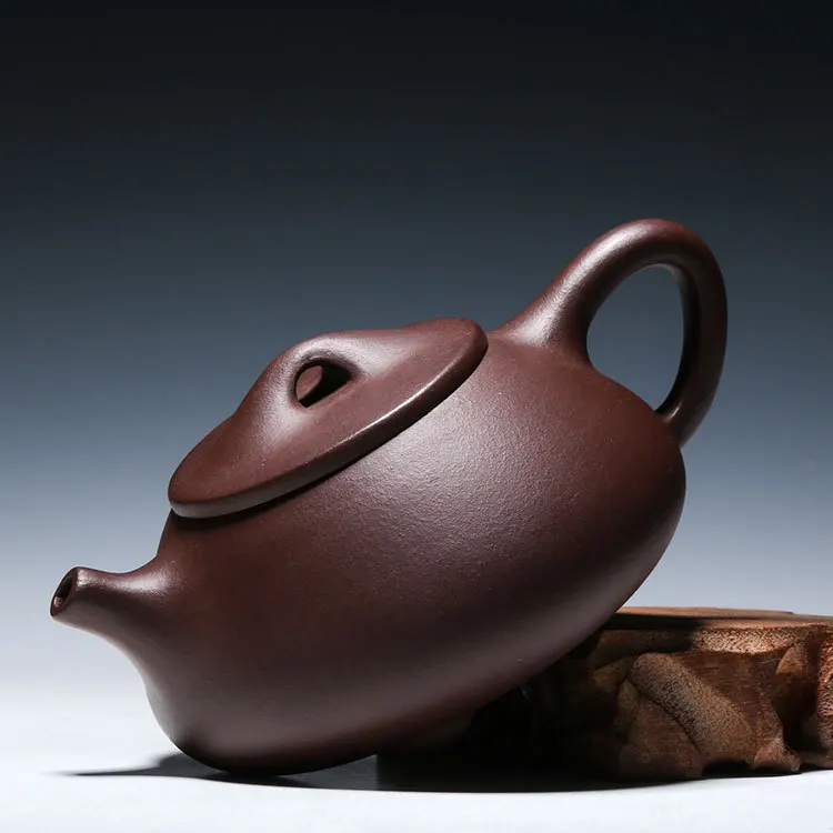 

China purple sand culture 300cc yixing purple clay tea potraw mineral purple and zhu ni big article Piao teapot