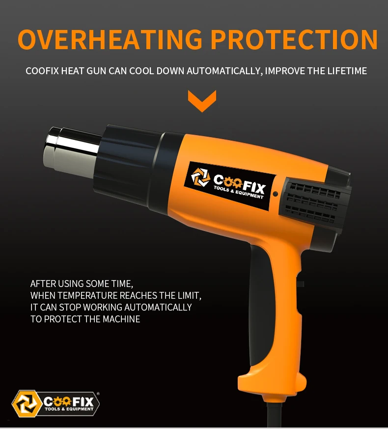 Model Cfhg004 Hot Air Gun Portable Mini Heat Gun/power Tools Heat Gun