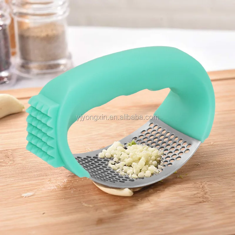 Dropship Garlic Press Rocker; Stainless Steel Garlic Crusher