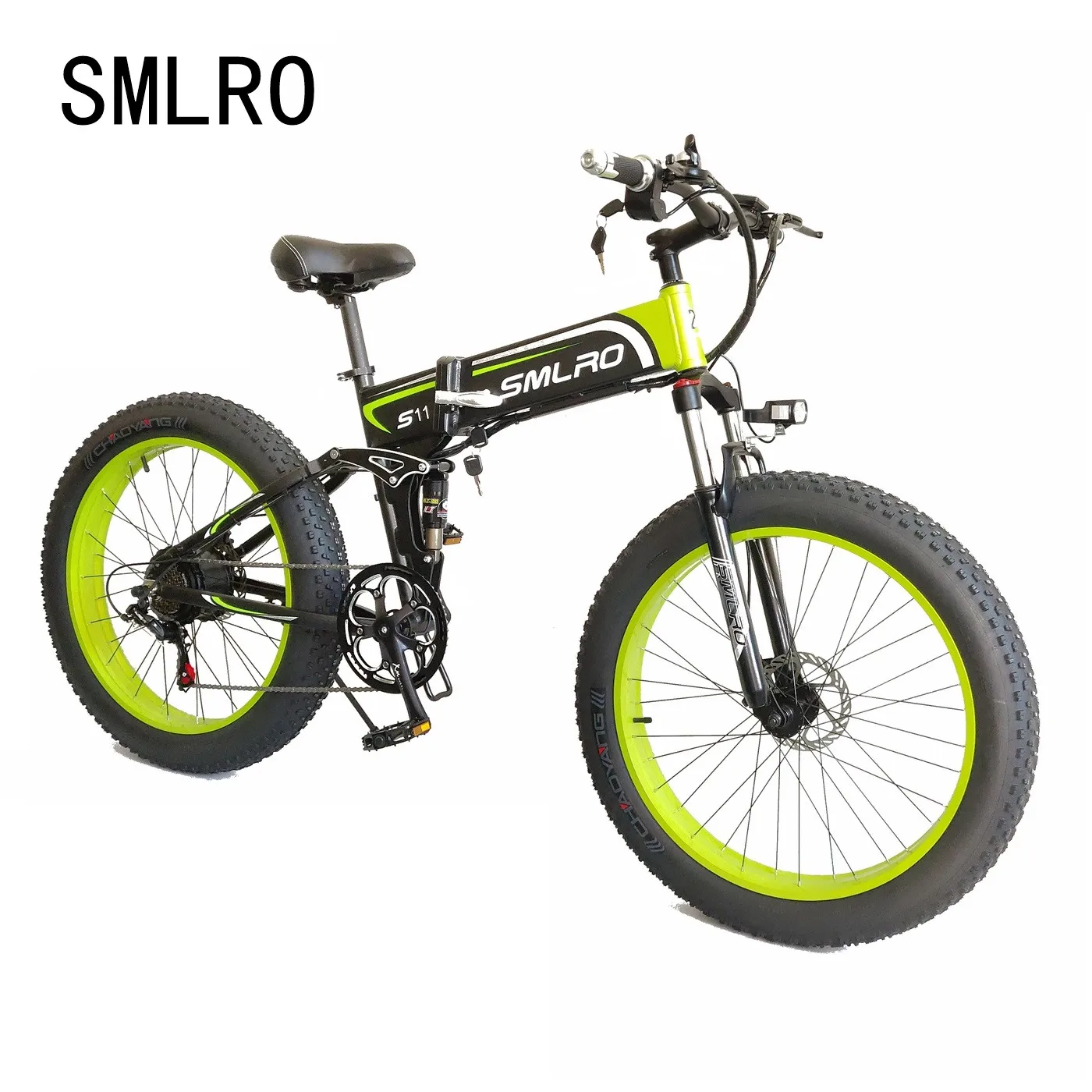 

2020 Hot Sale fat tire 26" 48V 1000W 13Ah $amsung Lithium Battery foldable electric bicycle snow E-bike with 7 Speed ebike