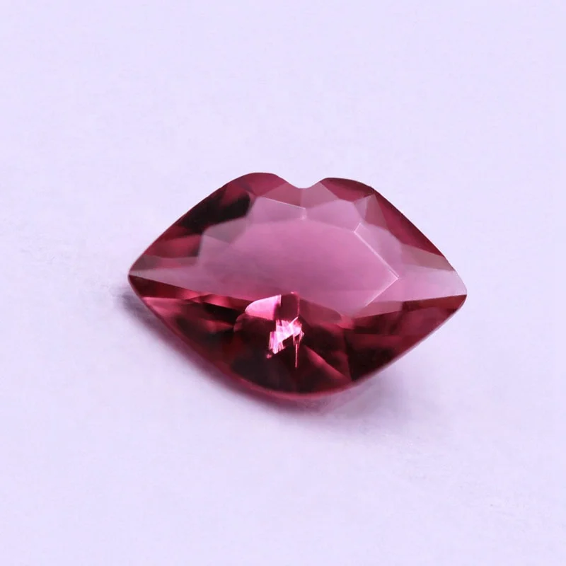 

Redleaf Jewelry Wholesale factory price lip shape 4x6mm glass gemstone for silver jewelry