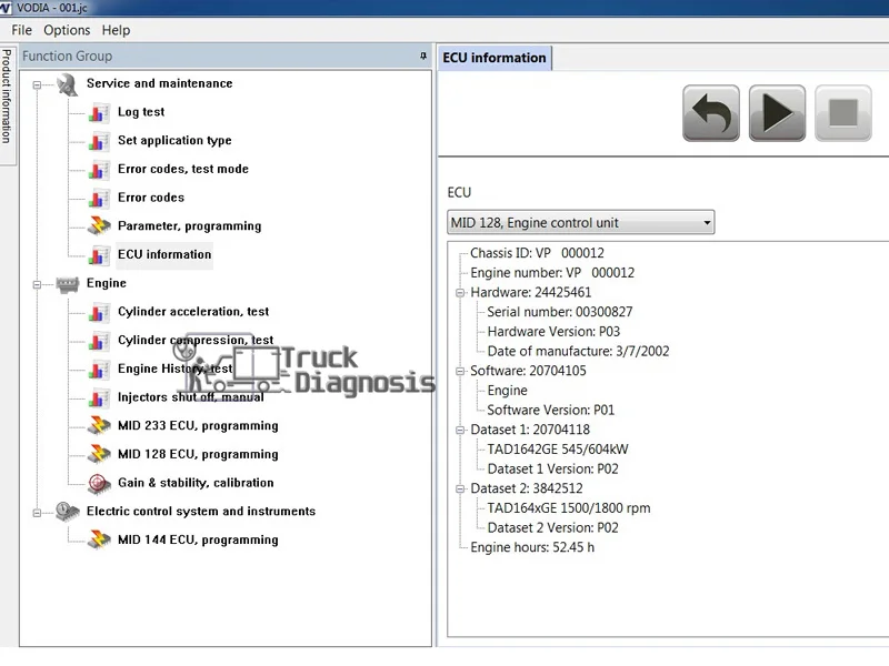 For Volvo Penta Vodia Diagnostic Tool For Volvo Penta Marine Diesel