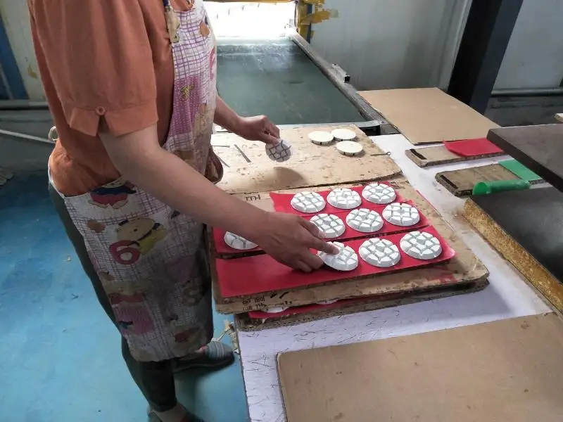 3 step wet or dry granite quartz  marble resin diamond polishing pad for stone polishing  4