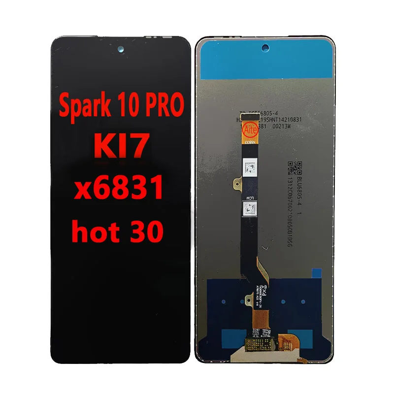 

For tecno spark 10 Pro LCD Screen original tecno infinix KI7 x6831 hot 30 display LCD