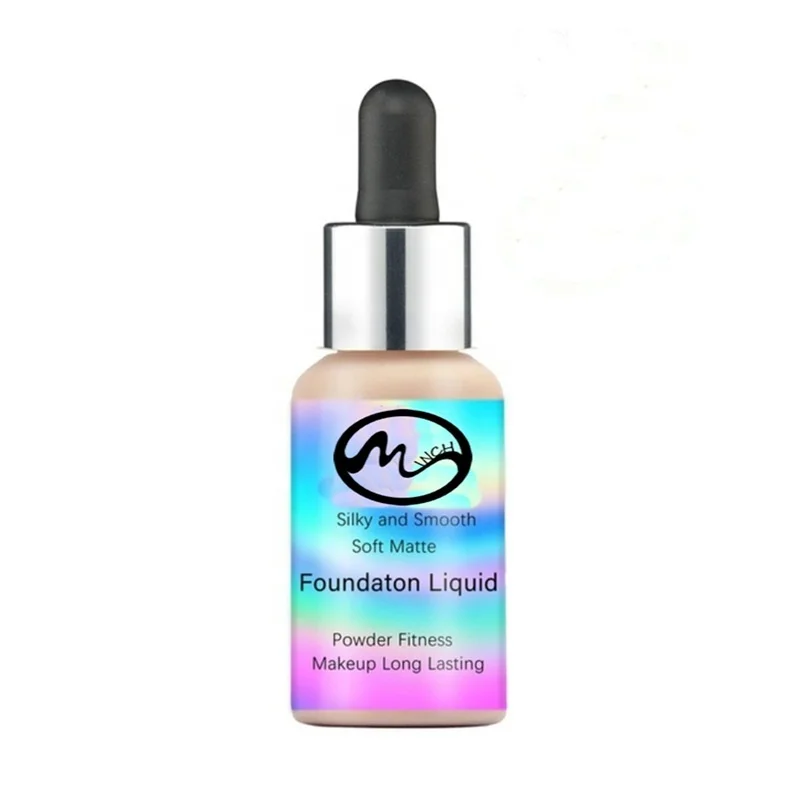 

10ml Minch Natural Brighten Liquid Foundation BB Cream Base Makeup Concealer Long Lasting Whitening Moisturizing