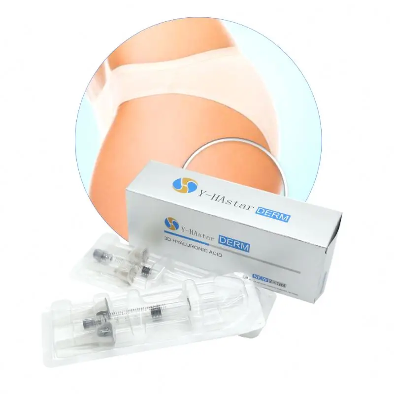 

2020 Hot Sale 1ml 2ml 3ml 5ml 10ml Lip/nose/breast/buttock Enhancement Dermal Filler Hyaluronic Acid Injection, Transparent