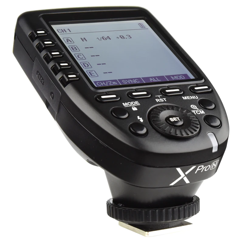 

Godox XPro-C XPro-N XPro-S XPro-O XPro-F XPro-P TTL Transmitter 2.4G HSS Flash Trigger for Canon Nikon Sony Olympus Fuji Pentax
