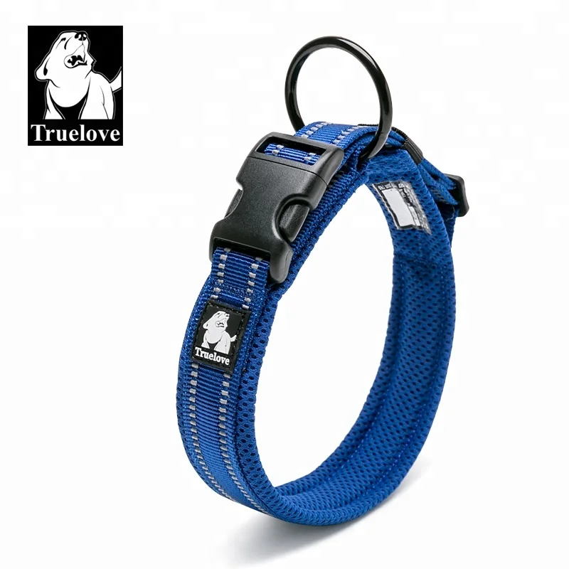 

Truelove Reflective Manufacture Nylon Dog Collar Soft Mesh Breathable Pet Leash Collar Set