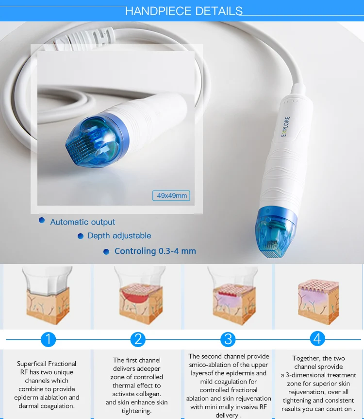 Rf Microneedling Machine Microneedle Radiofrequency Vivace Scarlet Rf ...