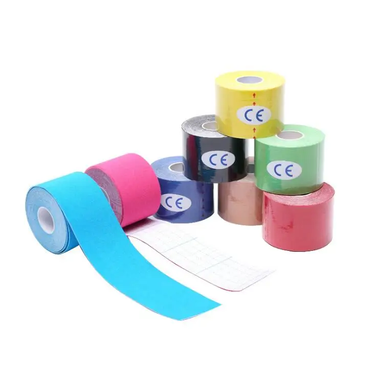 

hot sale Sports Athletic Taping Kinesiology Tape for Knee Shin Splints Shoulder and Muscle, 18colors