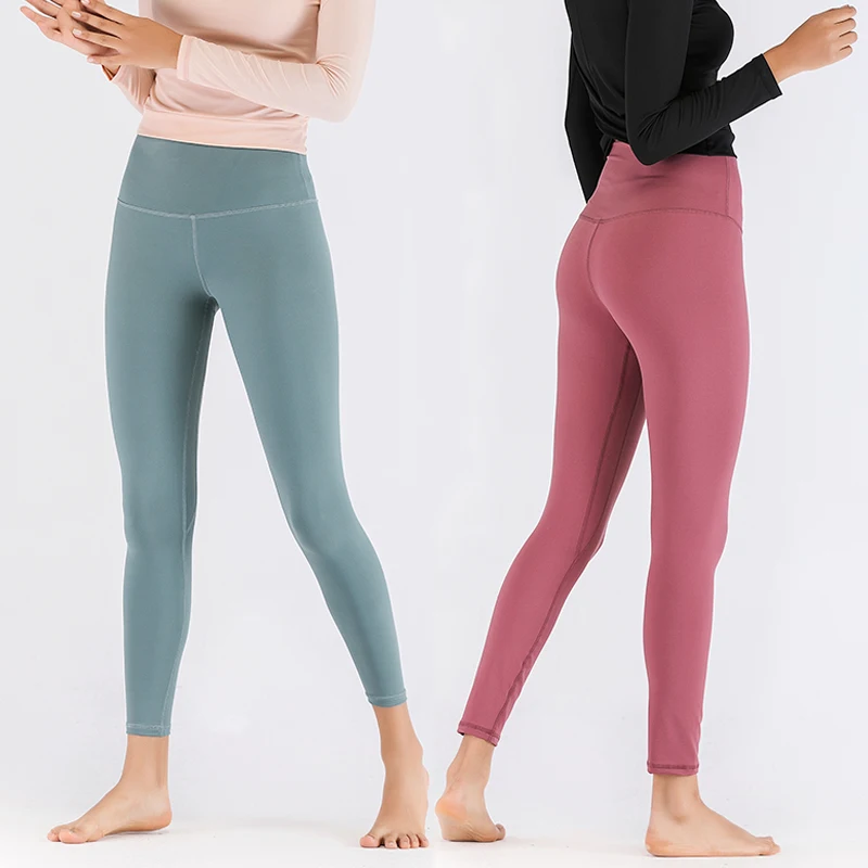 2019 new arrival lulu Lemon align fabric high waist Nylon Spandex Material Yoga Fitness Leggings