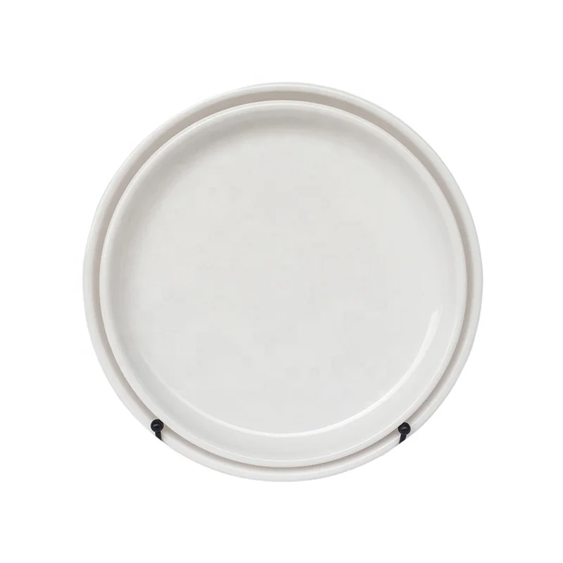 

Hotel series melamine plate catering melamine plates bulk white 9 /10" melamine plate