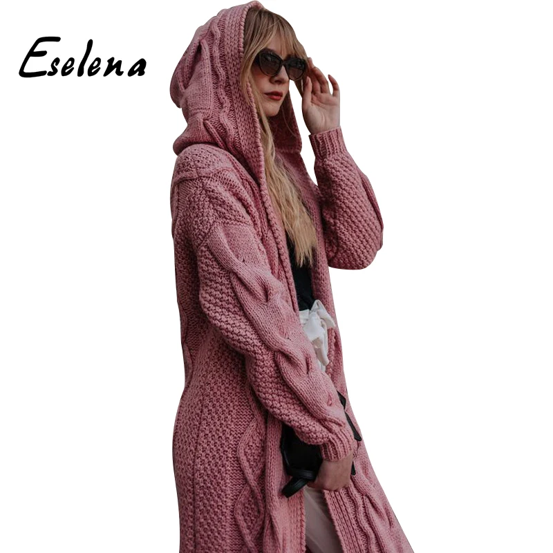 

factory wholesale custom lady plus size long acrylic hoodies sweaters vintage loose cardigan knit sweater for women