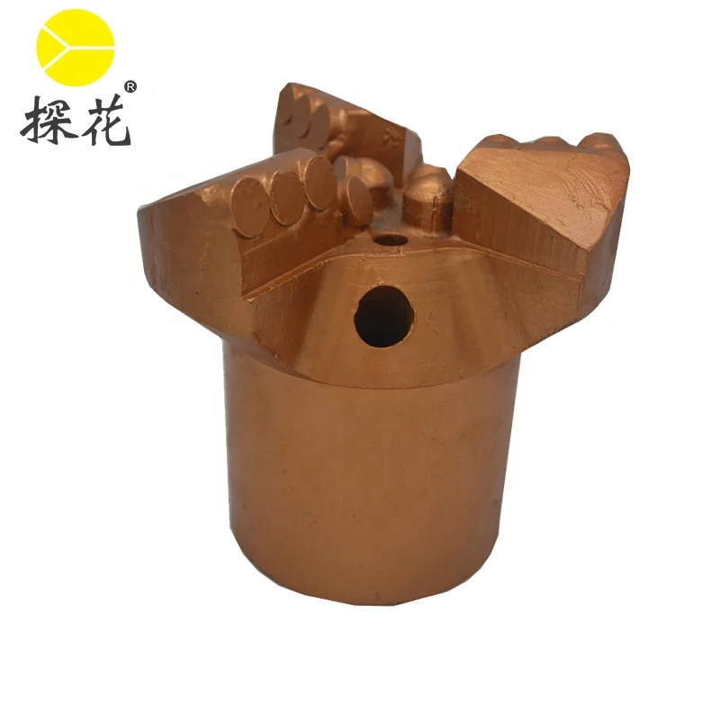 
HOT sales 133mm used three blades pdc insert non core drag drill bit for water well 