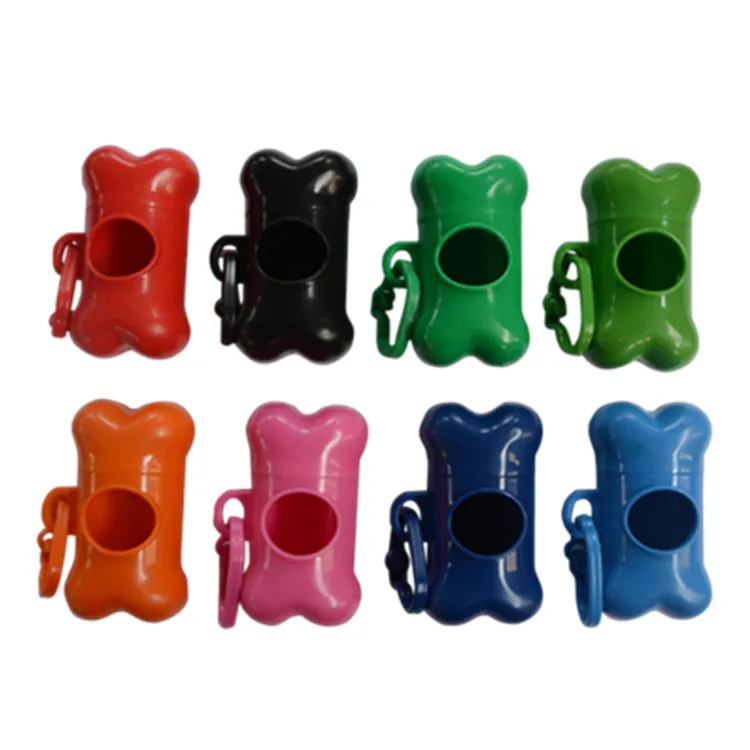 

Eco-friendly dog plastic poop bag holder, 1-8colors