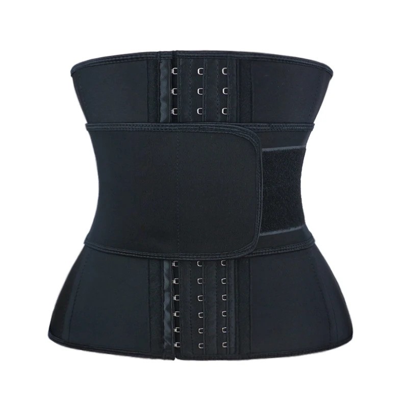 

NANBIN Hook Corset Waist Trainer Compression Sweat Belly Shaper, As shown