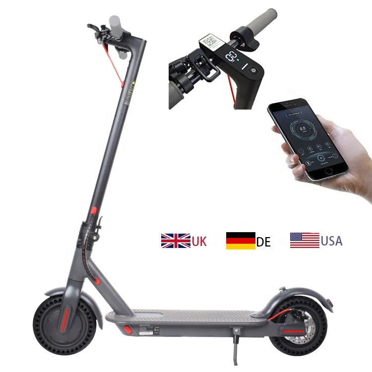 

2021 New Arrival 350W Brushless Motor 7.8AH Two Wheel Electric Scooters Kick Scooter M365 Pro 2 UK Door To Door Service, Black white