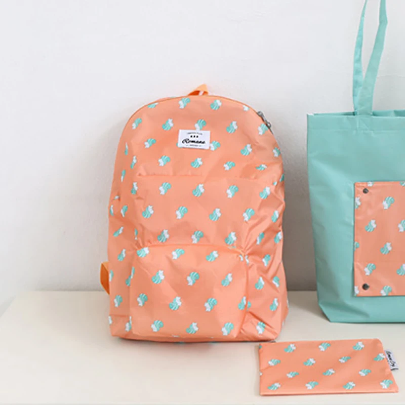 

Waterproof Teens Light Travel Bagpack School Bag Soft Folding Backpack