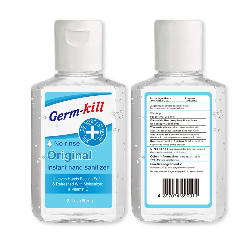 New Arrived Germ-kill Advanced Mini Instant Hand Sanitizer