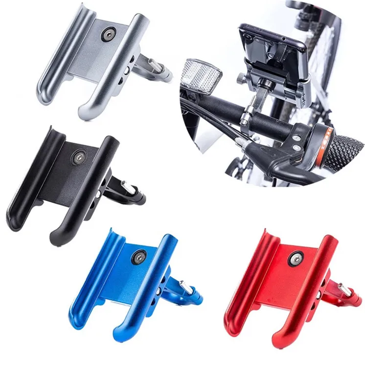 

Motorcycle Cell Phone Mount, Aluminium Bike Holder, Adjustable Smartphone Mount for Bicycle Stem Handlebars iPhone X, XS, 11, Black, gold, silver, red, blue,titanium