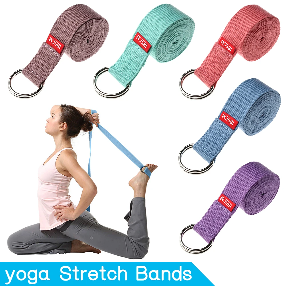 

1 PC Pilates Belt Slackline Stretch Band Strap Training Tools Flex Bar Pull Up Assist Yoga Fitness Accessories
