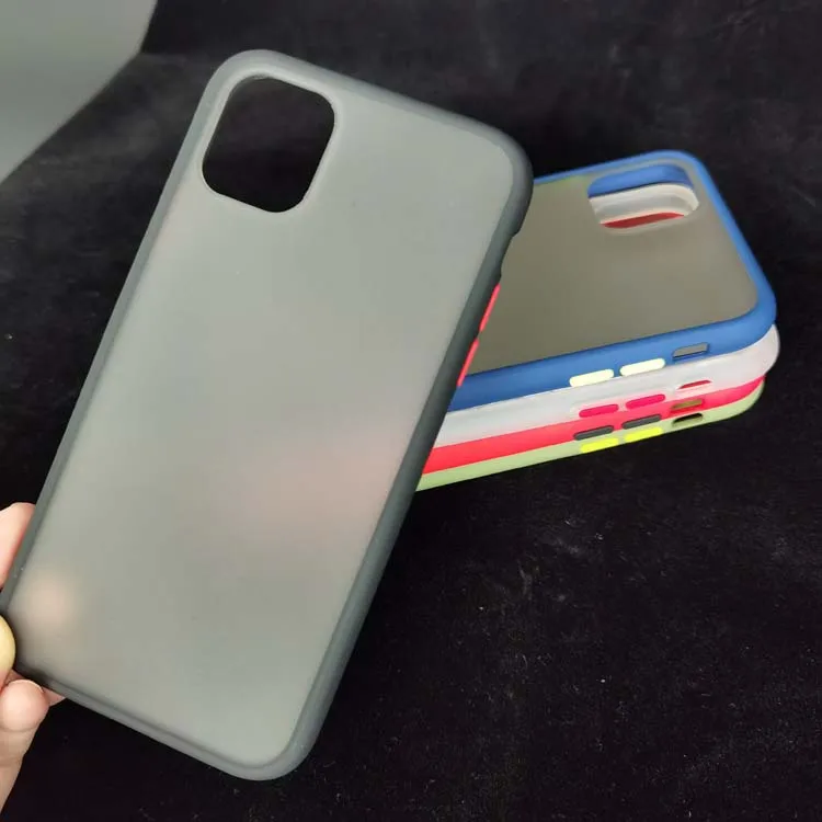 

Hot Selling Mixed Color Frosted Translucent Matte PC Hard Back TPU Bumper Phone Cover Case For Redmi 9 9A 9C