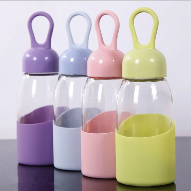 

Customized Personalized Unbreakable Glass Drink Water Bottle