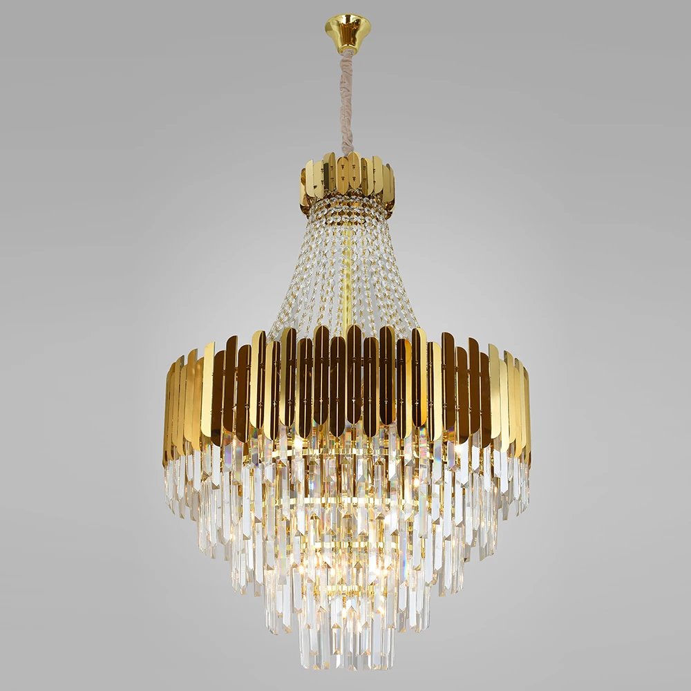 indoor led postmodern ceiling gold pendant lights crystal pendant chandeliers and lamps