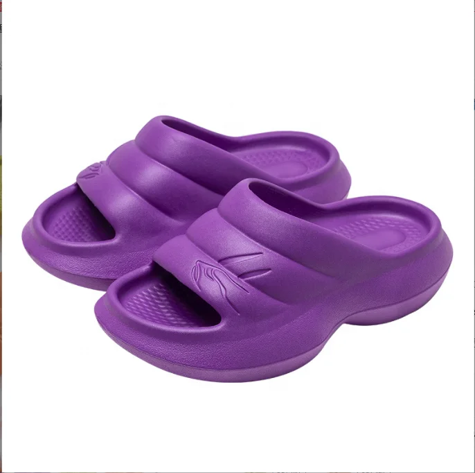 

Wholesale Men's and Women's Same Style Soft Sole Thick Sole Various Colors Optional Beach Shoes Slippers EVA shoes wholesale