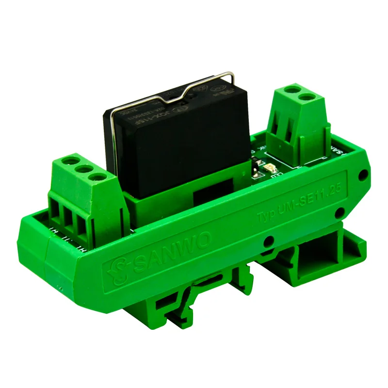 

HF 1 channel PLC intermediate electromagnetic relay module JQX-115F transistor DC protection control board 12V 24V