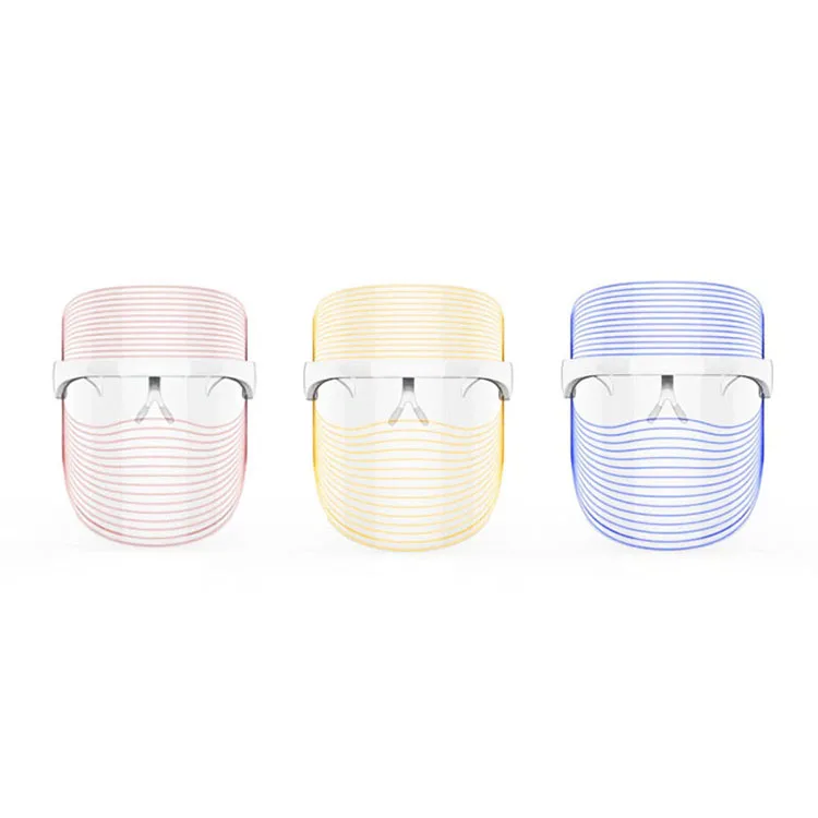 

Lulu Youth 3 Color LED Photon Rechargeable, Facial Wrinkle Removal Skin Care Beauty LED Face Mask/