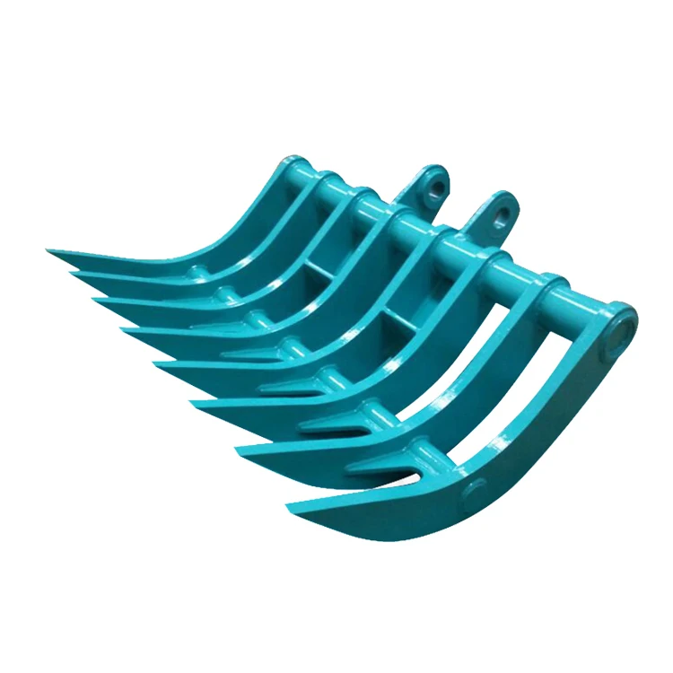 RSBM root rake bucket brush rake for excavator and backhoe, View rake
