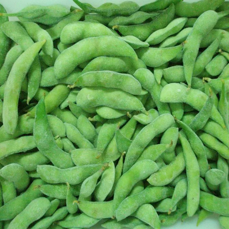 
shelled frozen iqf edamame with pods with good quality 