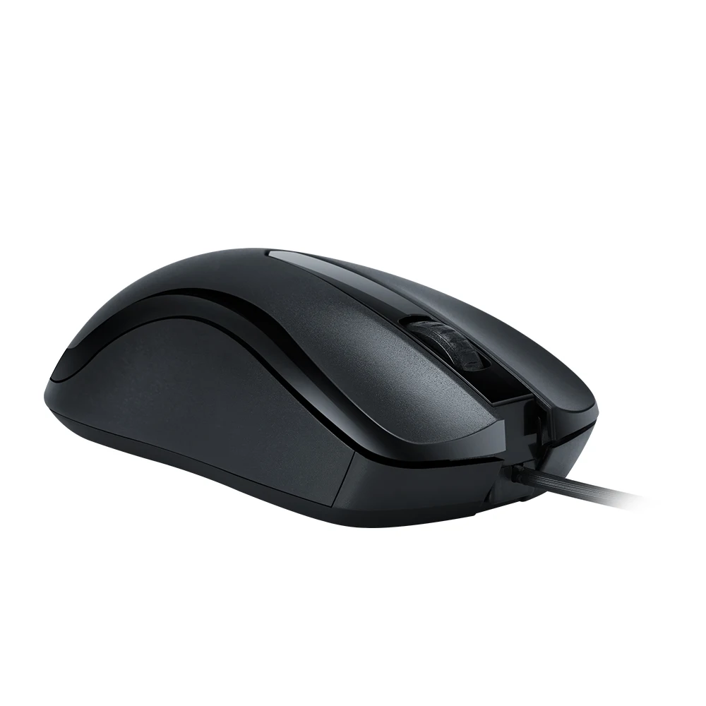 

Whosesale high quality new ergonomic design wired business office mouse, Black