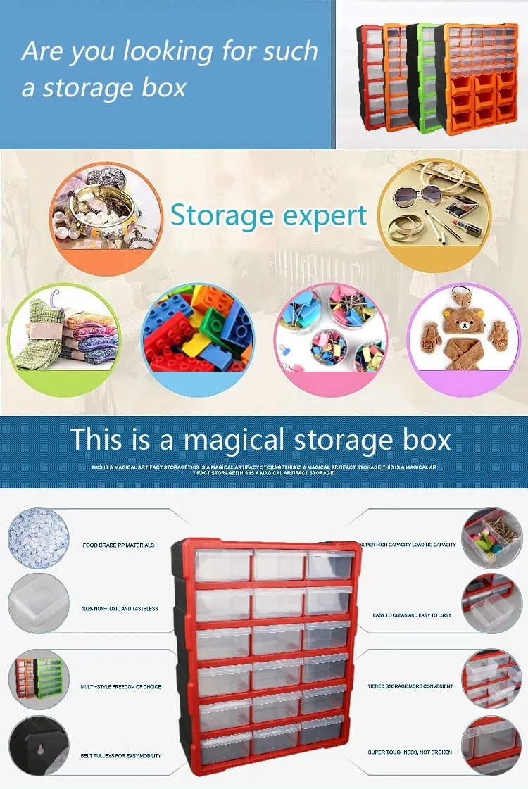 Toys Organization Plastic Tool Box With Drawers Storage Bins Buy Tool