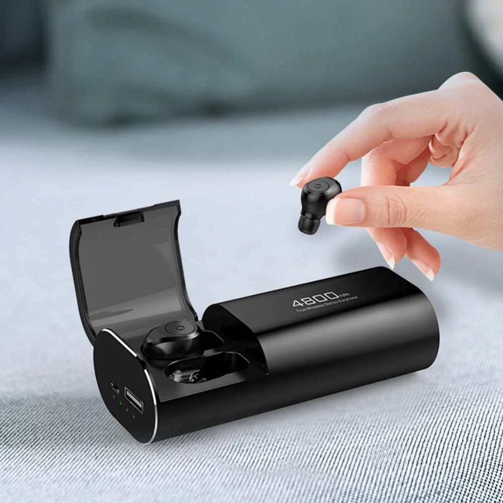 

S11 TWS with 4800 mah power bank Wireless Earphones Headphones Earbuds TWS Touch Control Sport Headset Noise Cancel Earphone