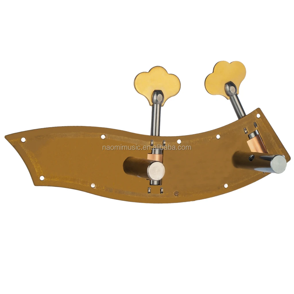 Naomi 2pcs 1r1l Upright Double Bass Two Plates Tuning Pegs Machine