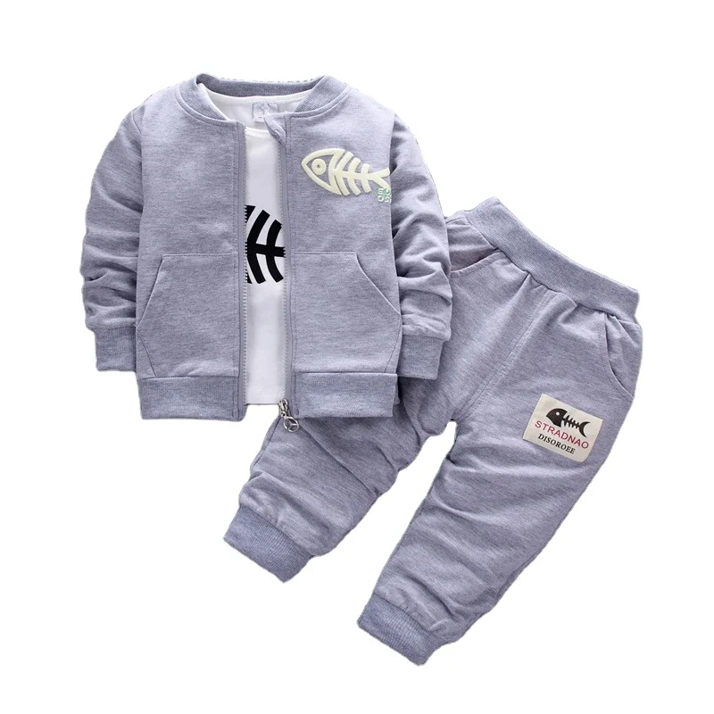 

2021 China boutique wear long sleeves baby clothing sets winter with coat three-piece suit, As picture or customized