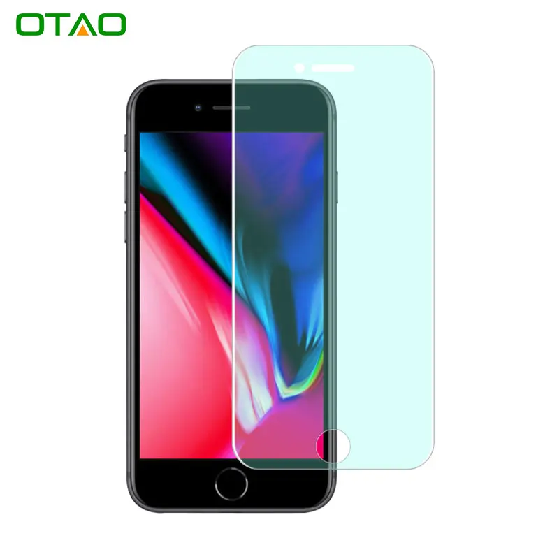 

OTAO Screen Protector Explosion-Proof Phone Film Guard For Iphone 12 13 11 Xr Xs Mini 8 7 Se Plus Tempered Glass Protective Film, Transparent