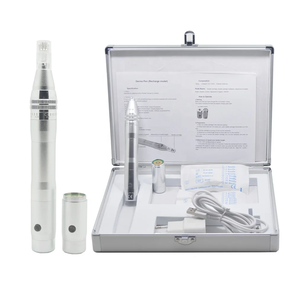 

Hot Sale Professional Skin Auto Microneedle Electroporation Needle System Derma Pen