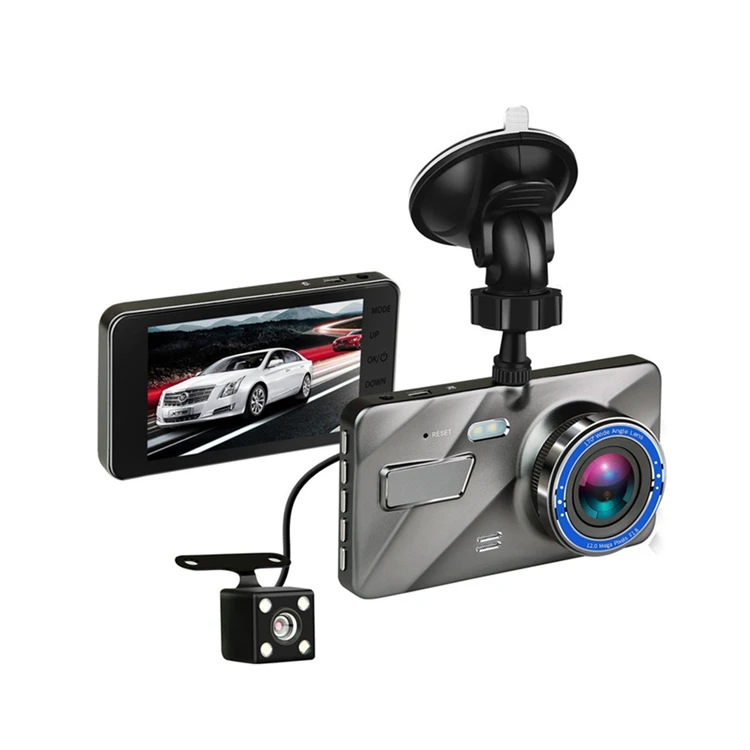 

Hot Selling 4.0Inch LCD Camera Car Night Vision Car Camera Dual Lens 360 Swivel Auto Dash Cam Car DVR Camera Black Box