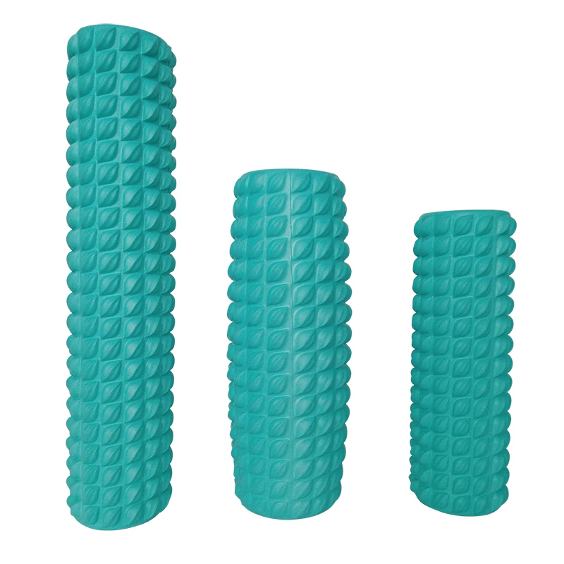 

massage density grid best quality china manufacturer sports 45cm EVA paint lightweight long hollow foam roller, Customized color