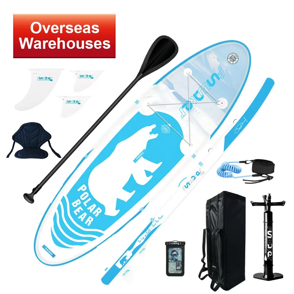 

FUNWATER Drop shipping cheap inflatable surfboard water sports sup stand up paddle board surf isup for sale