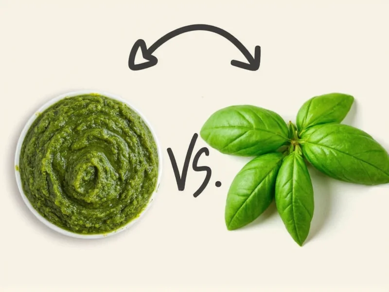 Basil Paste vs Fresh Basil: When to Use Each (Complete Guide)