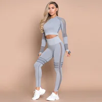 

Yoga Pants Leggings Set Sport Bra Women Booty Scrunch Workout Seamless Leggings Yoga Set Two Pieces