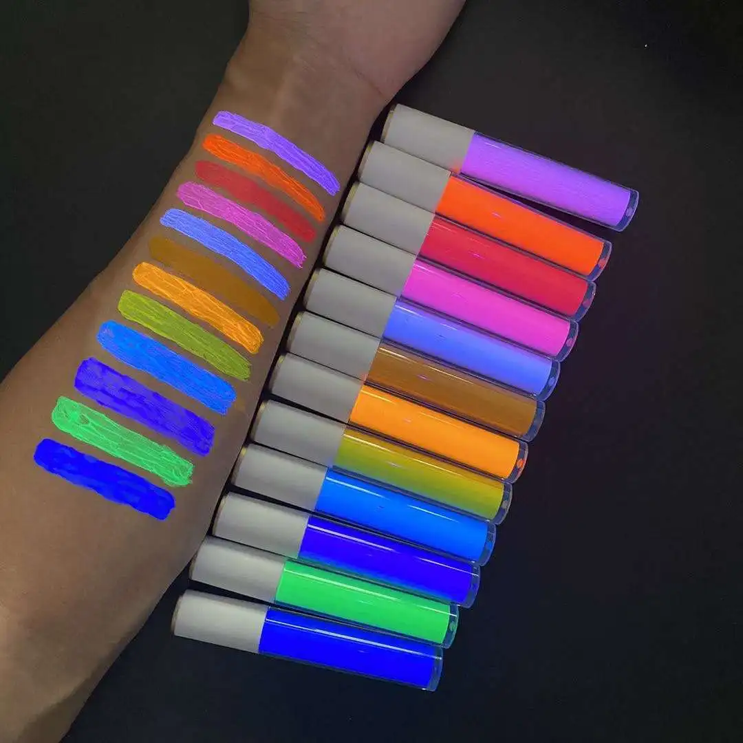 

Custom High quality waterproof eye liner private Label liquid 12 color glitter Eyeliner matte neon rainbow color eyeliner pencil