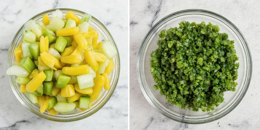 Flavor comparison chart of fresh and dried dill