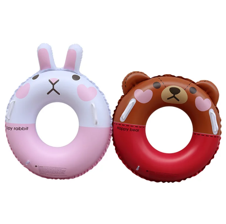 

Bear Pattern for 3-6 Year Old Boys Girls Baby Swim Floats for Toddler Kids Inflatable Baby Swimming Pool Water Float Ring, As pic